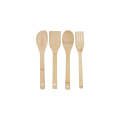 Bamboo Cooking Spoons - Bamboo spoons 2Pcs