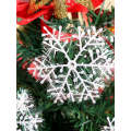 Glitter Snowflake Christmas Tree Ornaments Hanging Decoration