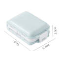 Waterproof Small Pill Box Organizer - green