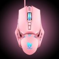 T-WOLF G530 Wired Gaming Backlit Mouse - Pink