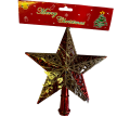Red Glittered Mini Star Christmas Tree Topper Christmas Tree Top
