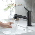 Square Basin Mixer Material: 304 Stainless Steel Colour: Matte BlacK Tall
