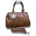 Cotton Road Leather Weaved Handbag