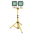 Tripod Floodlight Stand for Double Light Mounting
