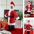 Wine Bottle Cover with Christmas Coat