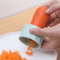 Durable Manual Vegetable Spiral Cutter Non-slip Stainless Steel