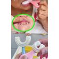 Children's U Tooth Brush 2-6 Years - pink