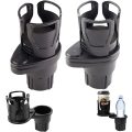 Multifunctional Retractable Rotating Vehicle Water Cup Holder