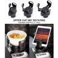 Multifunctional Retractable Rotating Vehicle Water Cup Holder