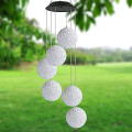 Solar Colour Changing LED Ball Hanging Lamp