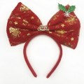 1pc Fluffy Merry Christmas Bow headband