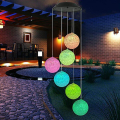 Solar Colour Changing LED Ball Hanging Lamp