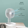 Foldable Rechargeable Desk Fan-White