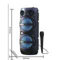 Condere  Dual 6.5" Rechargeable Portable Party Speaker