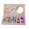 Pink Beauty Set-Ideal Fashion Cosmetics Palette with a Mirror for Girls