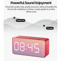 Bluetooth Speaker/Alarm Clock With FM Radio