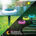 Solar Powered LED Ground Plug Light Color Gradient Waterproof Garden Landscape Lawn Lamp Outdoor ...