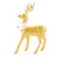 Golden Standing Deer Decor