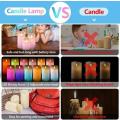MART 3 Pcs/Set Flameless LED Candle Light Smokeless for Christmas Party Wedding Safety Home Cafe ...