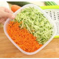 3 in 1 Grater for Vegetables And Fruits with Container Box - green