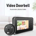 Home Security Alarm/ Welcome Smart Doorbell 2.4 inch Digital Doorbell IR Night Vision Electronic ...