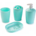 Set of bathroom accessories Aqua 4pc