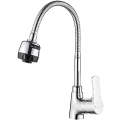 Kicthen Fexible Spout, 2 Funtion Sink Tap, Chrome