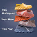Winter Home Cotton Slippers Waterproof Warm Plush Household Slides Indoor Home Thick Sole Footwea...