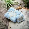 Bath Towel and Hand Towel 2 Pcs Gift set Coral Fleece