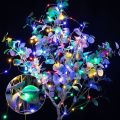 String Light Solar-Powered LED Fairy Lights Outdoor 10m - Multi-Coloured