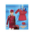 Baby Girls Costume Cabin Crew Air Hostess Costume for Kids Girls Pretend Dress up Role Play 4pcs ...