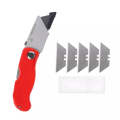 Multipurpose Folding Pocket Utility Heavy Duty Knife Cutter Knife with 6 Stainless Steel Blades