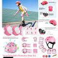 ValueTalks Kid's Protective Gear Set, 7 in 1 Kids Adjustable Helmet Suitable for Ages 3-8