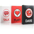 Talk , Flirt and Dare - 3-in-1 game Lovers Game -Something for Everyone