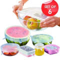 Microwave Safe Silicone Stretch Lids reuseable Flexible