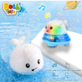 2 in 1 Whale Induction Spray Water And UFO Car Toy