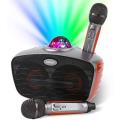 Karaoke Microphone Speaker with 2*Microphone  LED MIC Bluetooth Karaoke Home System Portable Micr...
