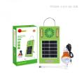Solar Powered Emergency Light with a Mini Fan