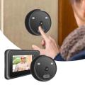 Home Security Alarm/ Welcome Smart Doorbell 2.4 inch Digital Doorbell IR Night Vision Electronic ...