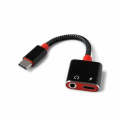 3.5mm Audio Jack Splitter Adapter & Charging Cable Converter For Type C