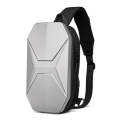 Hard Shell Chest Bag Male Waterproof Shoulder Bags Men Fashion Short Trip Messenger Bag USB Charg...