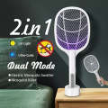 NEW 2 in 1 Electronic Mosquito Swatter and Mosquito Killer Lamp Rechargeable Mosquitoes Trap Lamp...