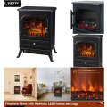Freestanding Fireplace With Realistic Flames/Logs 1850w