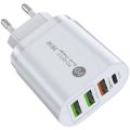 3USB/20W fast charger mobile phone Multi-port USB with PD charger