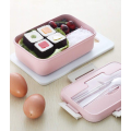 Microwavable Lunch Box Container with Plastic Cutlery