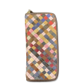 Woven Colourful Leather Wallet