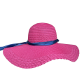 Straw hat crochet wide brim - Hats & Caps