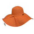 Ladies Packable Straw Floppy Sun Hat
