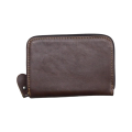Compact Leather Wallet-Chestnut Brown