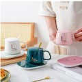 Classy Electric Coffee Warmer Coaster and Mug Set